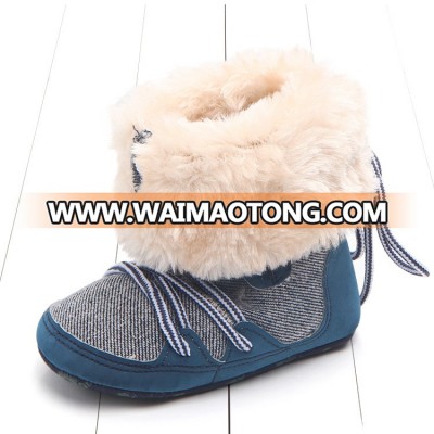 Wholesale cartoon cat cute keep warm long barrel baby shoes