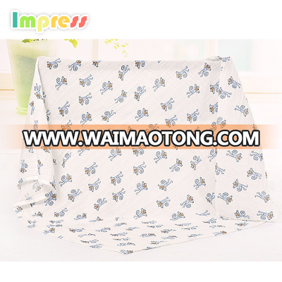 Wholesale 100% organic cotton super soft baby muslin wrap swaddle blanket