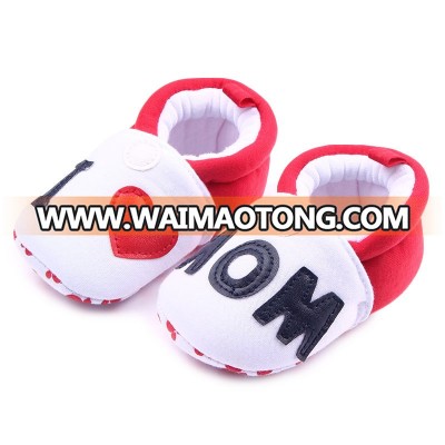 Wholesale soft sole fancy cartoon infant newborn baby shoes