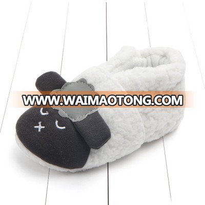 Cozy sheep knitted infant shoes cute cartoon crochet baby doll shoes